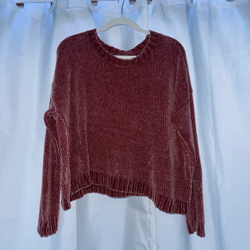Cozy Burgundy Sweater